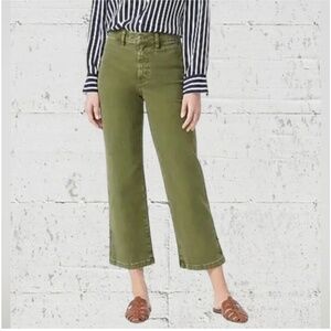 J. Crew Slim Wide Leg Crop Pants